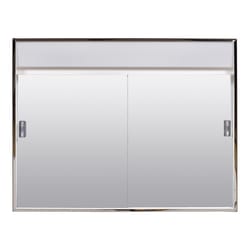 Zenna Home 18.25 in. H X 23.5 in. W X 5-1/2 in. D Rectangle Medicine Cabinet/Mirror