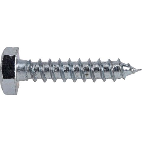 HILLMAN 1/4 in. X 1-1/4 in. L Hex Zinc-Plated Steel Lag Screw 100