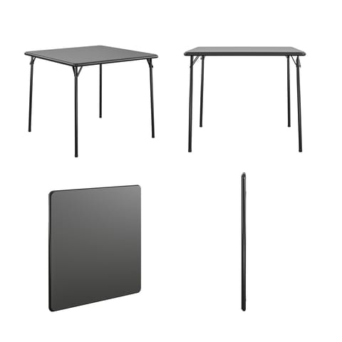 Cosco 34 in. W X 34 in. L Square Folding Table Mfr# 14-619-BLK2