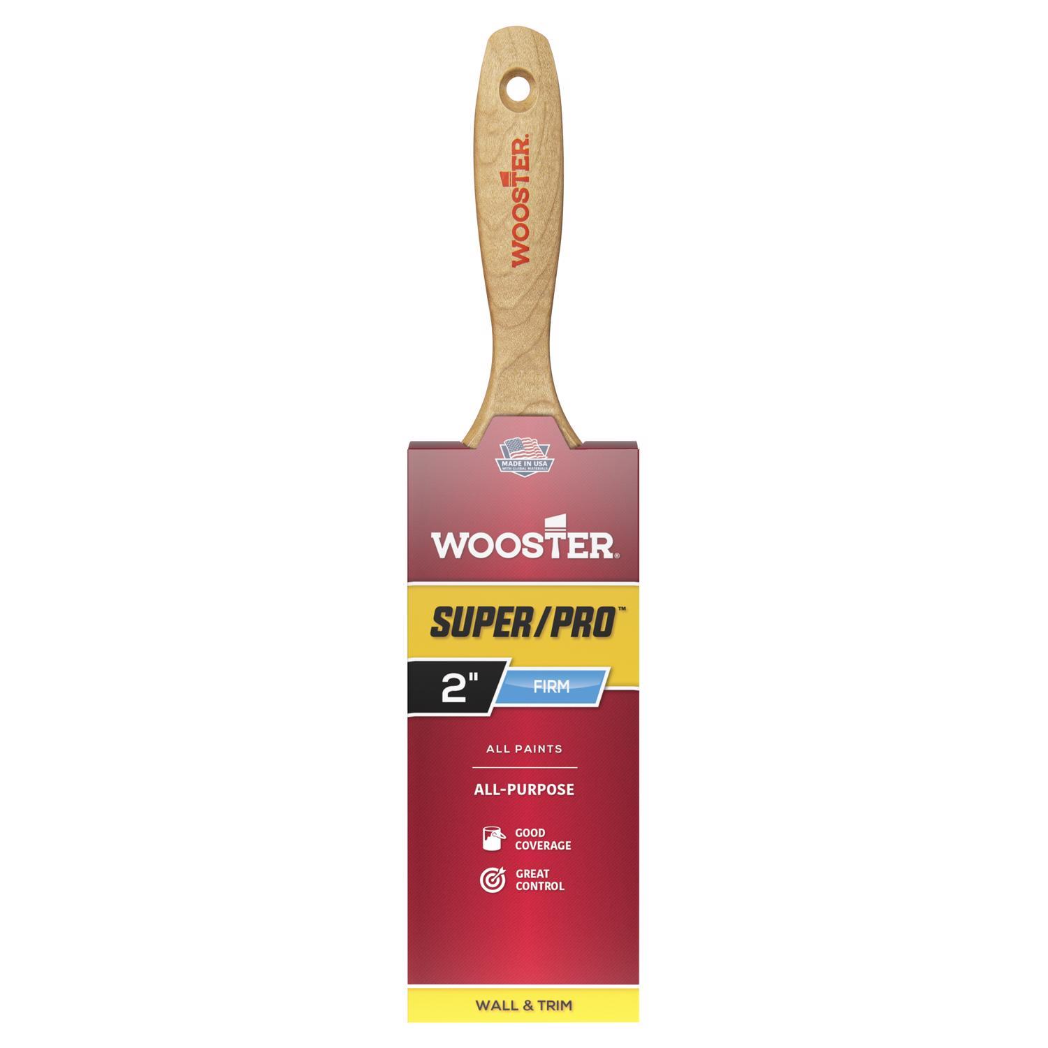 Photos - Putty Knife / Painting Tool Wooster Super/Pro 2 in. Firm Flat Paint Brush J4104-2