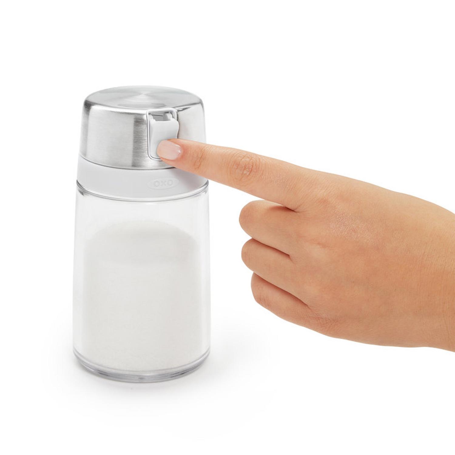 OXO Good Grips Plastic Sugar Dispenser - 9oz capacity - Thumbnail 4