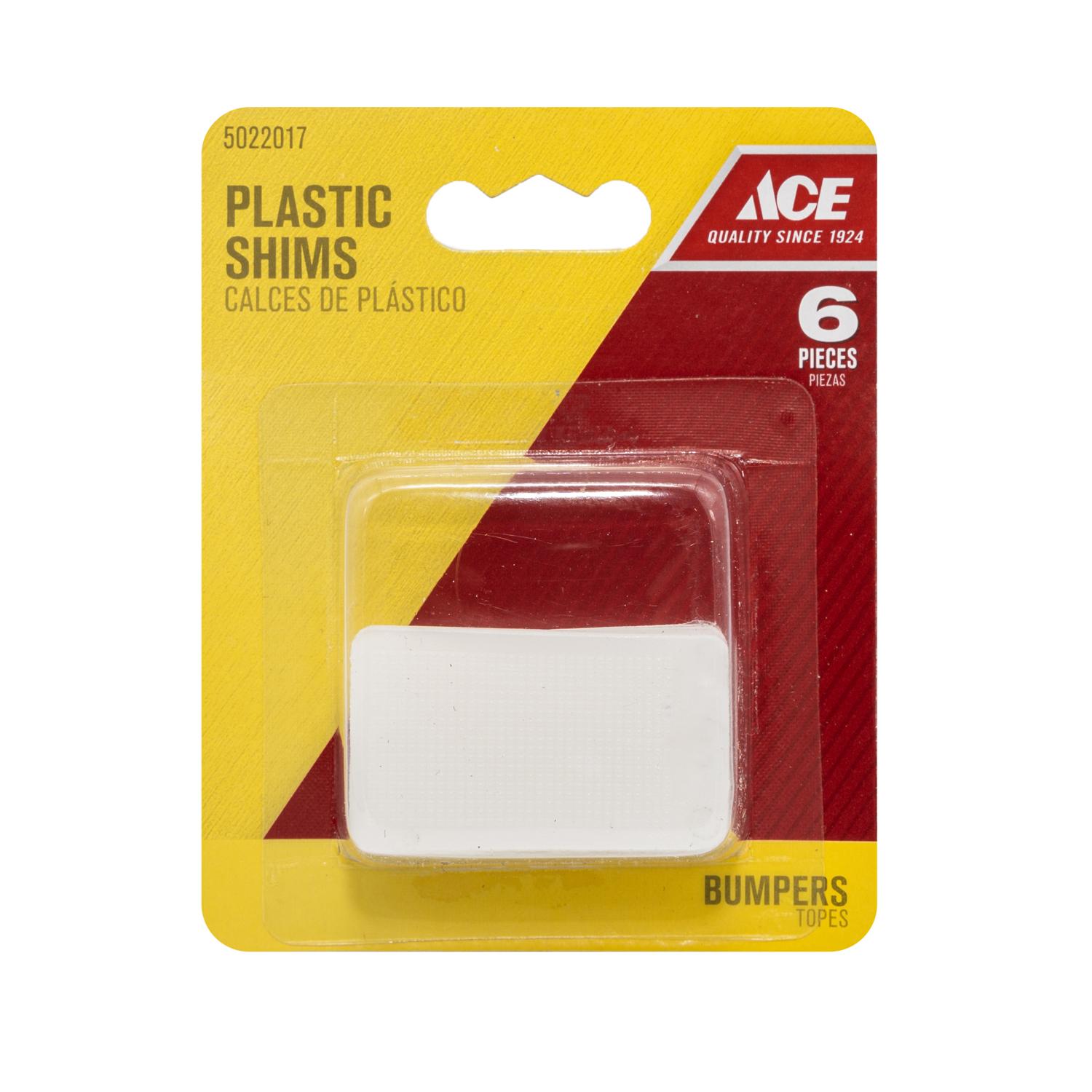 Ace 1.1 in. W X 2 in. L Plastic Shim 6 pk Mfr# A0169 - Ace Hardware