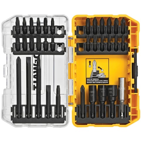 DeWalt Impact Ready Assorted Drive Bit Set Steel 34 pc Mfr# DW2153