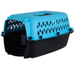 Aspen Pet Pet Porter Medium Plastic Pet Kennel Multicolored 10 in. H X 12.6 in. W X 19 in. D