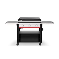 Weber Slate 30 Rust-Resistant 3 Burner Liquid Propane Outdoor Griddle Black 30IN