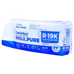 Certainteed 15 in. W X 470 in. L X 5.5 in. R-19 Kraft Faced Fiberglass Insulation Roll 48.96 sq ft