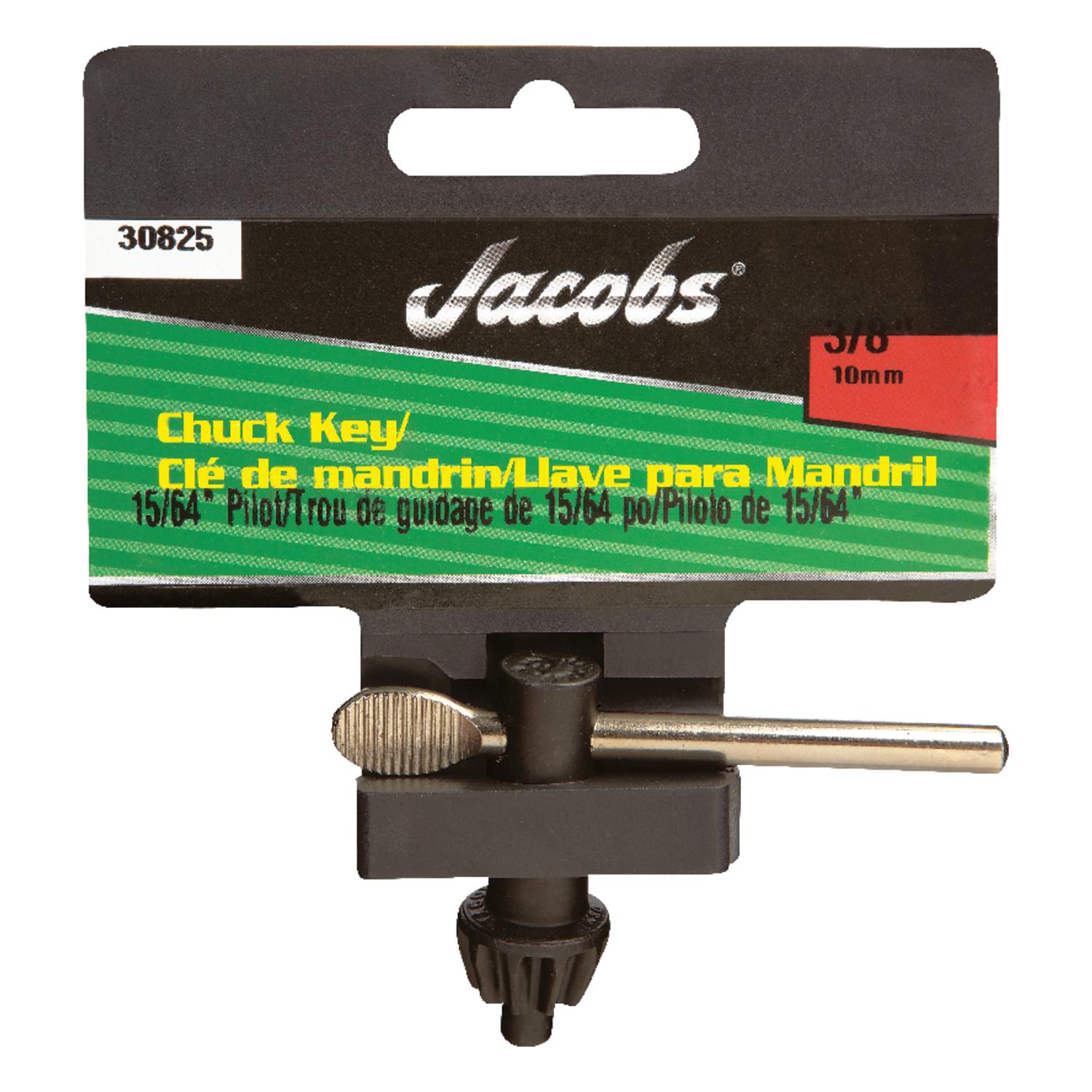 Jacobs 3/8 in. X 15/64 in. K30 Chuck Key T-Handle Steel 1 pc Mfr