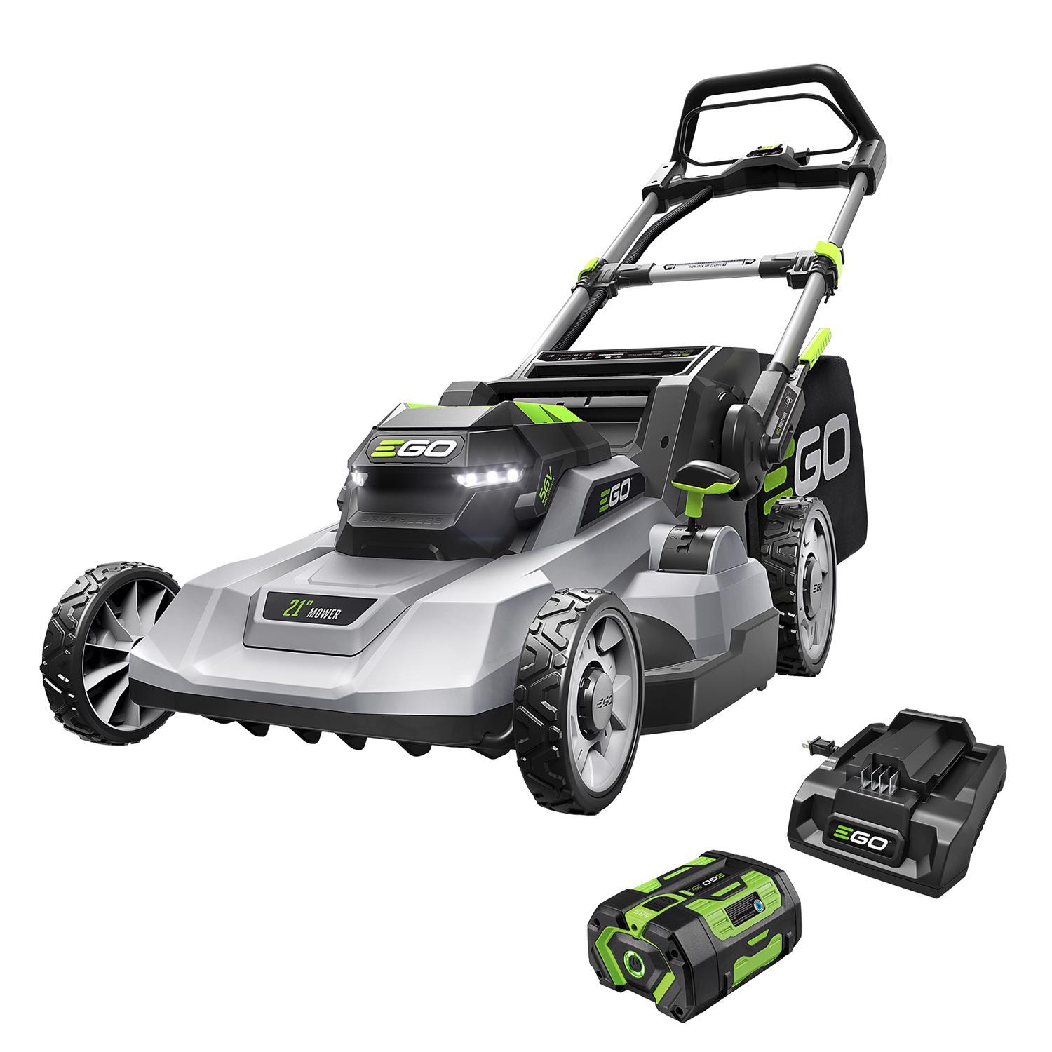 EGO Power+ 600 Series LM2114 21 in. 56 V Battery Lawn Mower Kit (Battery Charger) W/ 6.0 AH BATTERY