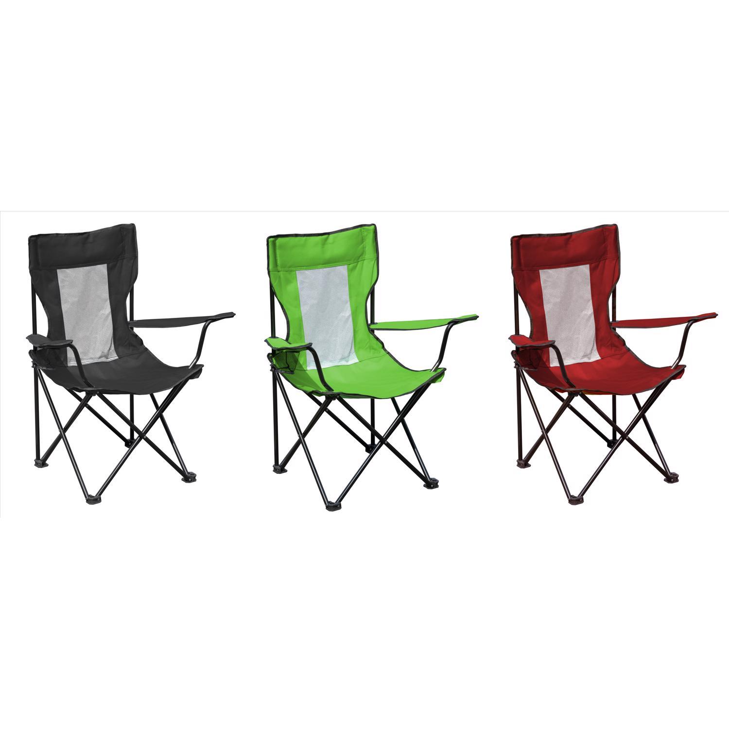 QuikChair Assorted Classic Folding Quad Chair Color May Vary Mfr
