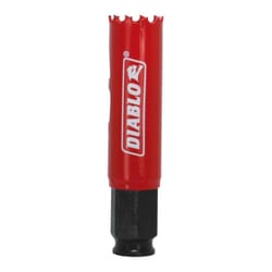 Diablo Snap-Lock Plus 7/8 in. Bi-Metal 2-3/8 in. L Hole Saw Arbor Included