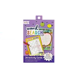 OOLY Word Search Activity Cards Multicolored 24 pc