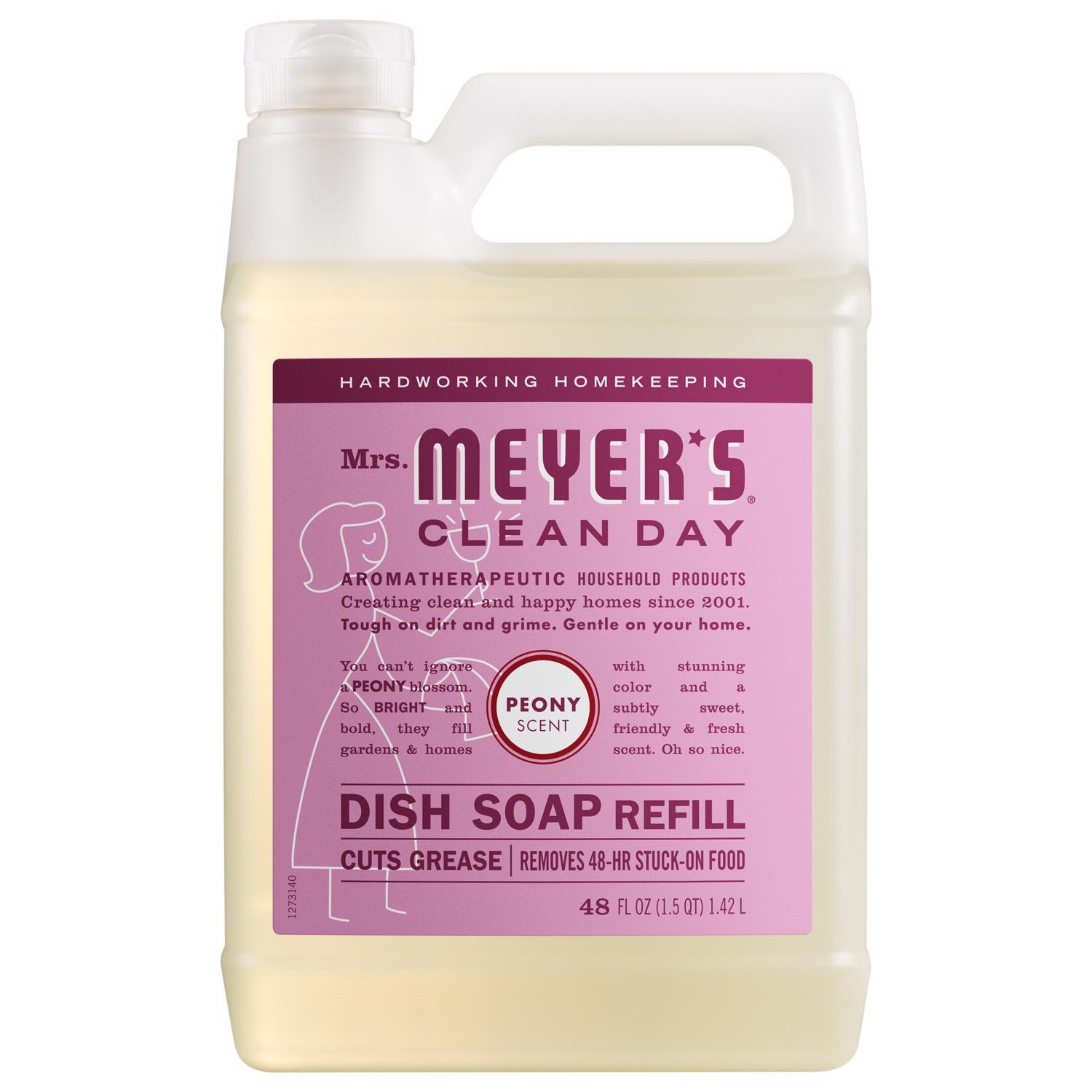 Mrs. Meyer's Clean Day Peony Scent Liquid Dish Soap Refill 48 oz 1 pk