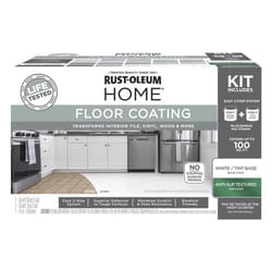 Rust-Oleum HOME Anti-Slip Textured White Tint Base Floor Coating Kit 1 qt
