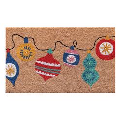 Test Rite 18 in. W X 30 in. L Multi-Color Ornament Coir Door Mat