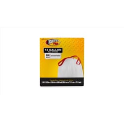Ruffies Pro 13 gal. Tall Kitchen Bags Drawstring 64 pk
