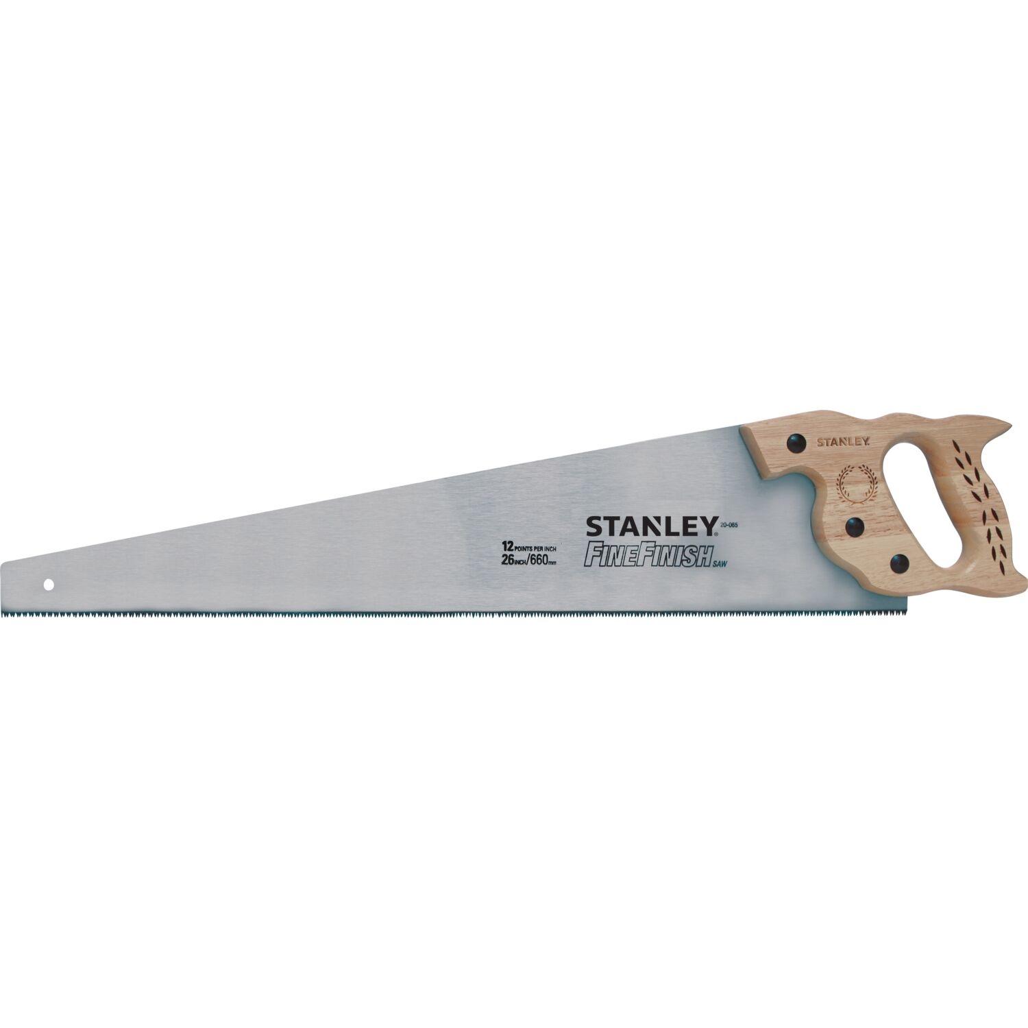 Photos - Saw Stanley SharpTooth 26 in. Carbon Steel Hand  11 TPI Fine 1 pc 20-065 