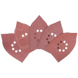 Black+Decker Mega Mouse 4-3/8 in. L X 6 in. W 80/120/220 Grit Aluminum Oxide Sandpaper 5 pk