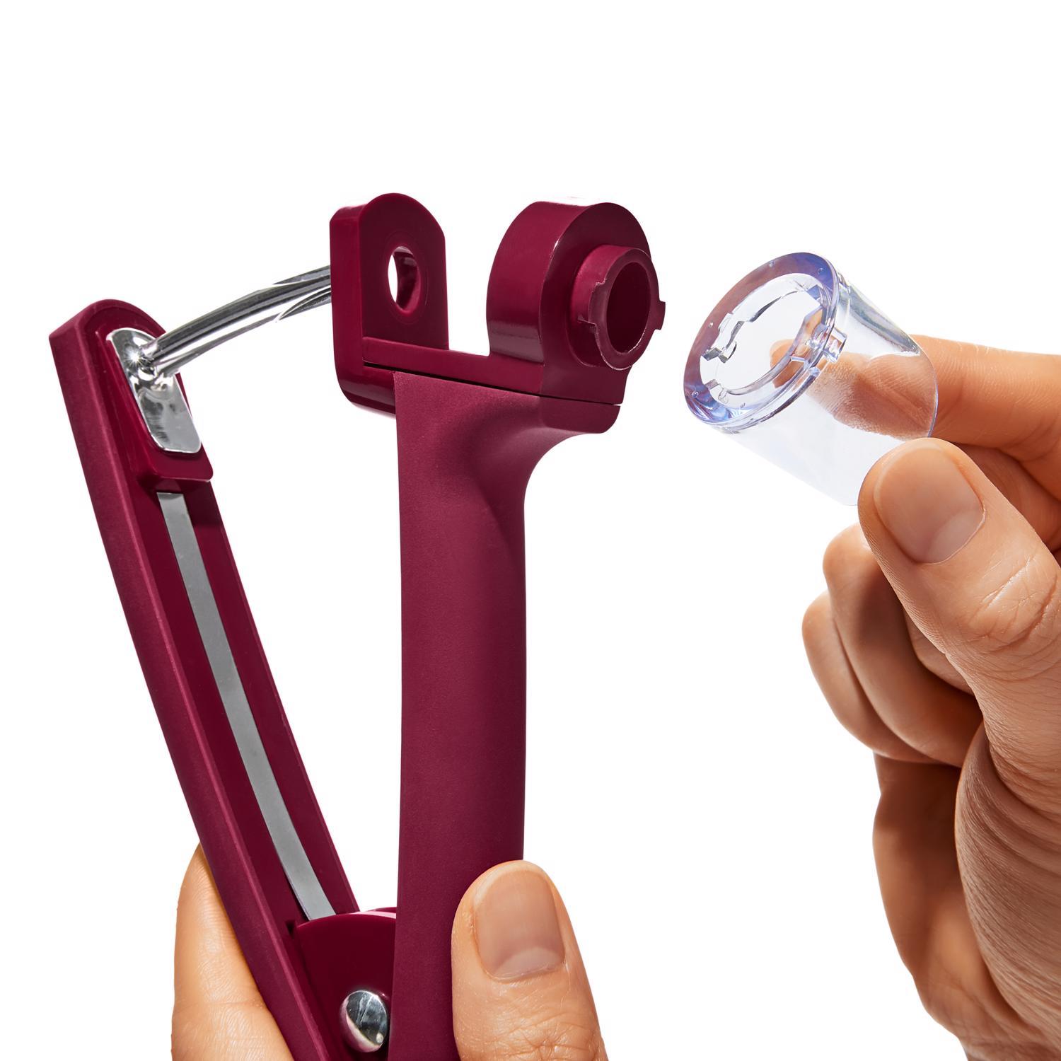 OXO Good Grips Beet Zinc Cherry Pitter - Thumbnail 2