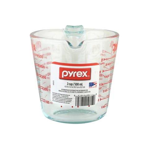 Pyrex 2 cups Glass Clear Measuring Cup Mfr# 6001075 - Ace Hardware
