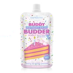 Buddy Budder Barkbistro Birthday Bash Grain Free Peanut Butter For Dogs 4 oz 1 pk