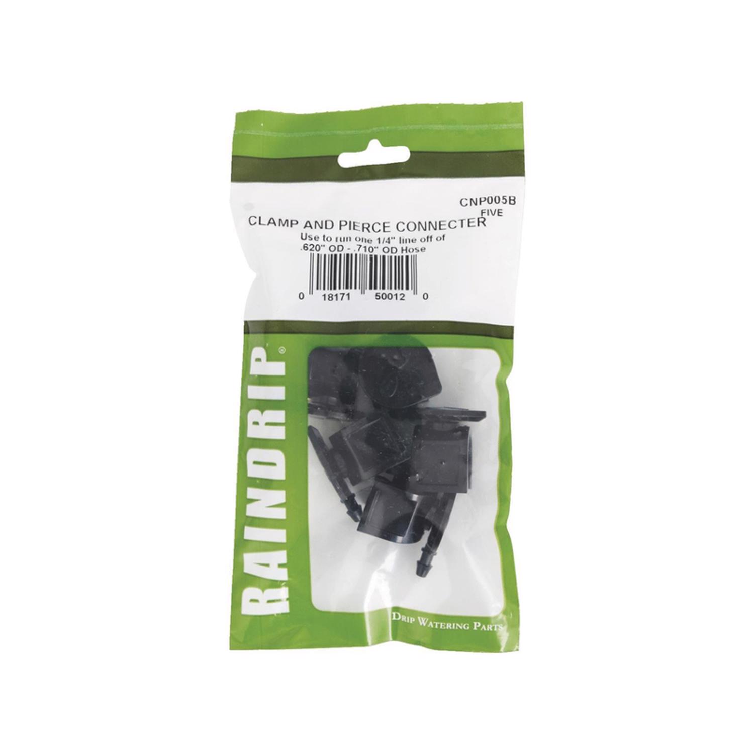 Raindrip For 1/4 in. Tubing Drip Irrigation Self-Piercing Clamp 5 