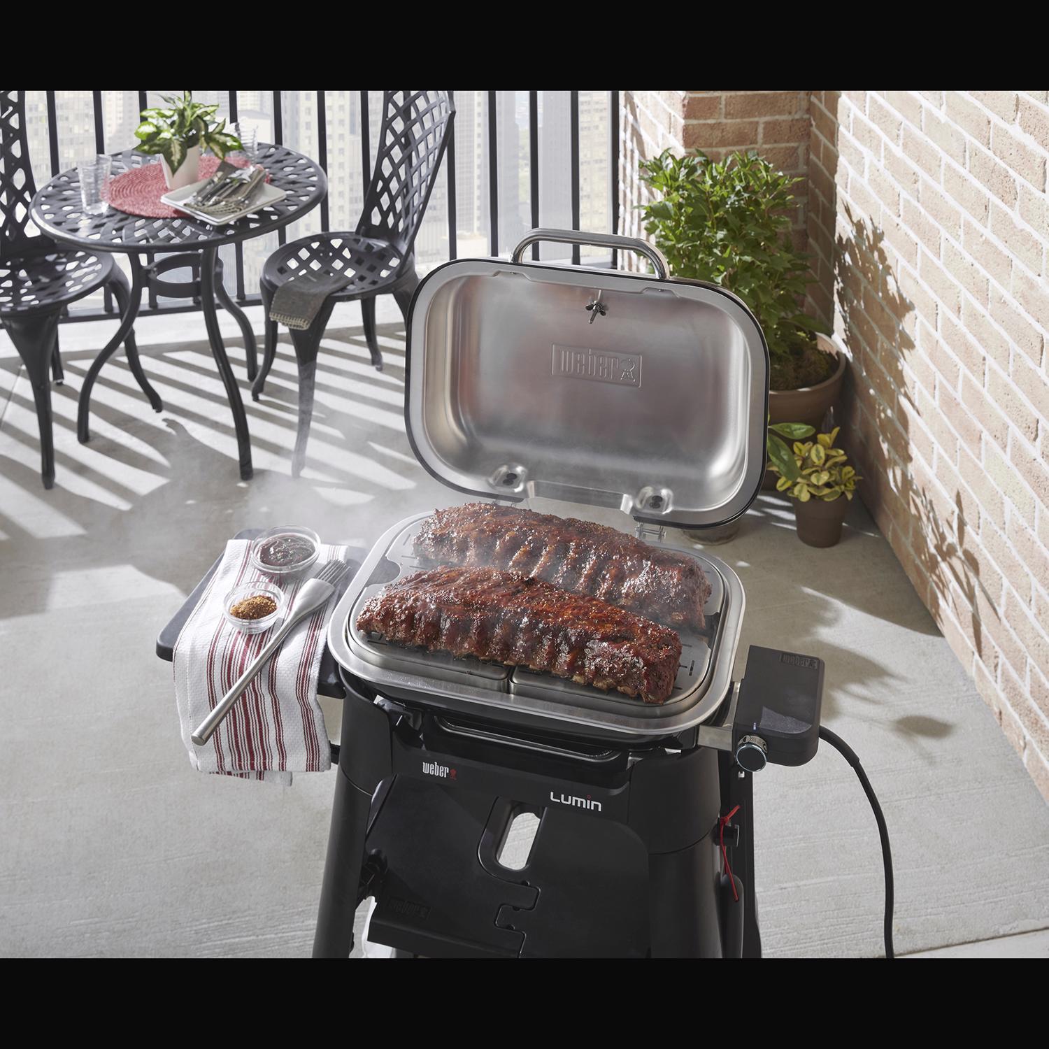 Weber - Lumin Compact Electric Grill - Black