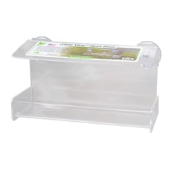 Songbird Essentials Acrylic/Metal Window Bird Feeder