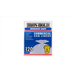 Iron-Hold 33 gal. No Scent Drum Liners Twist Tie 120 pk