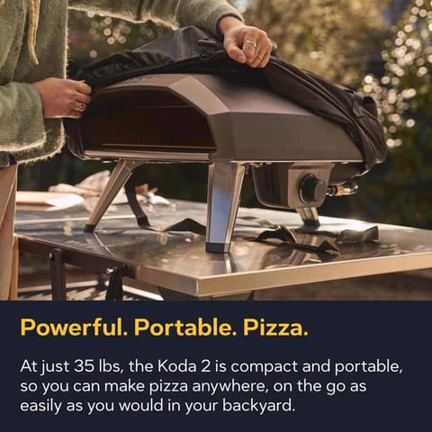 Ooni Koda 2 Propane Gas Outdoor Pizza Oven Foundry Black Mfr# UU