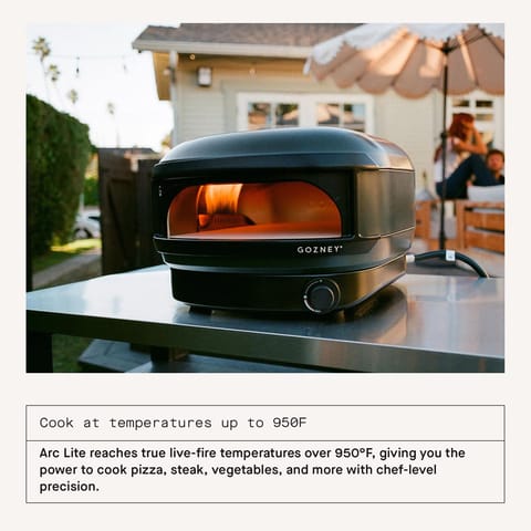 Gozney Arc Lite Liquid Propane Outdoor Pizza Oven Off-Black Mfr