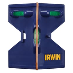 Irwin 5-1/2 in. Plastic Magnetic Post Level 3 vial