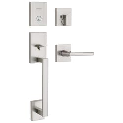 Kwikset SmartKey San Clemente Satin Nickel Handleset