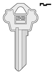 Hy-Ko Home House/Padlock Key Blank Single For Fits Weslock Locks Silver
