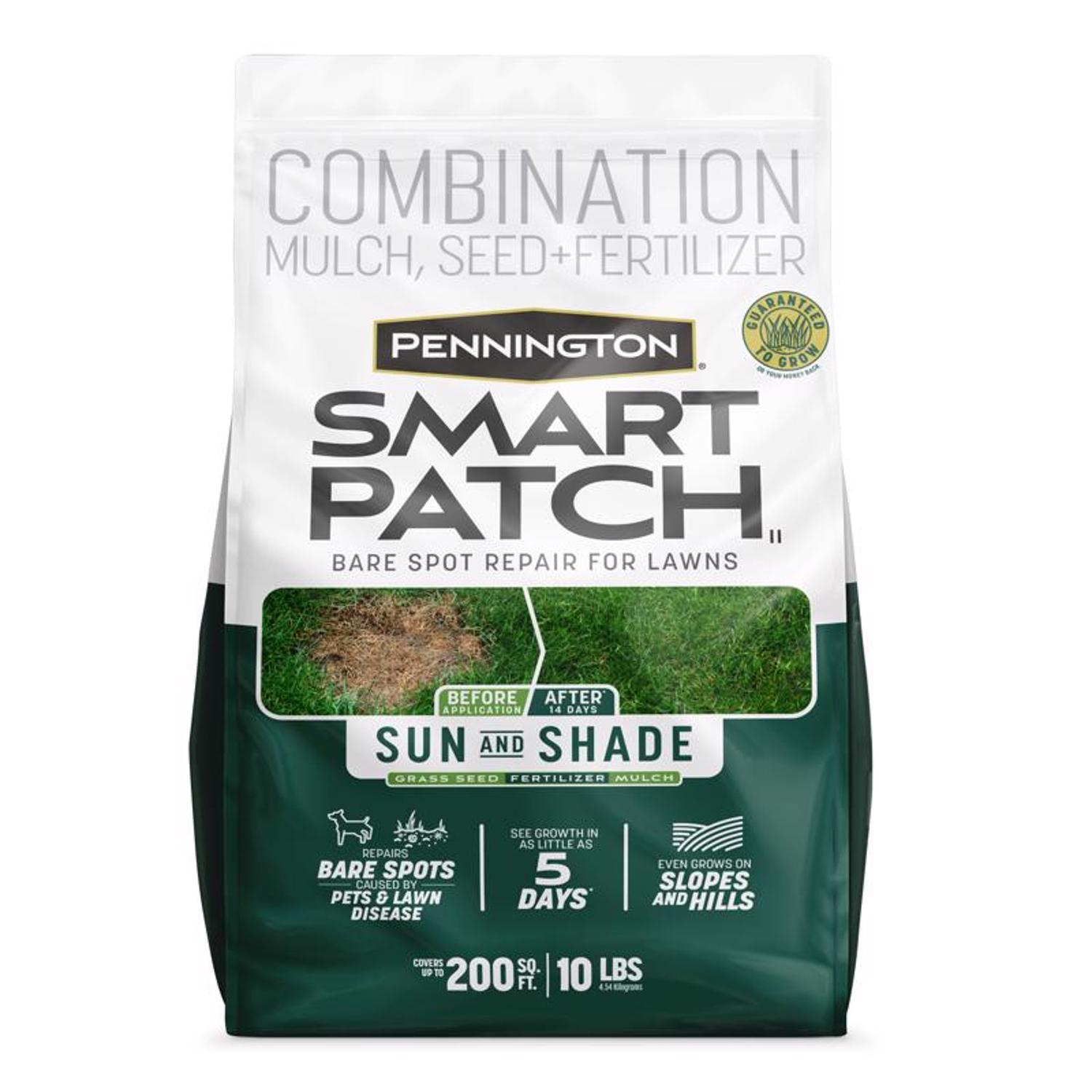 Pennington Smart Patch Mixed Sun or Shade Seed/Fertilizer/Mulch Repair Kit - Thumbnail 2