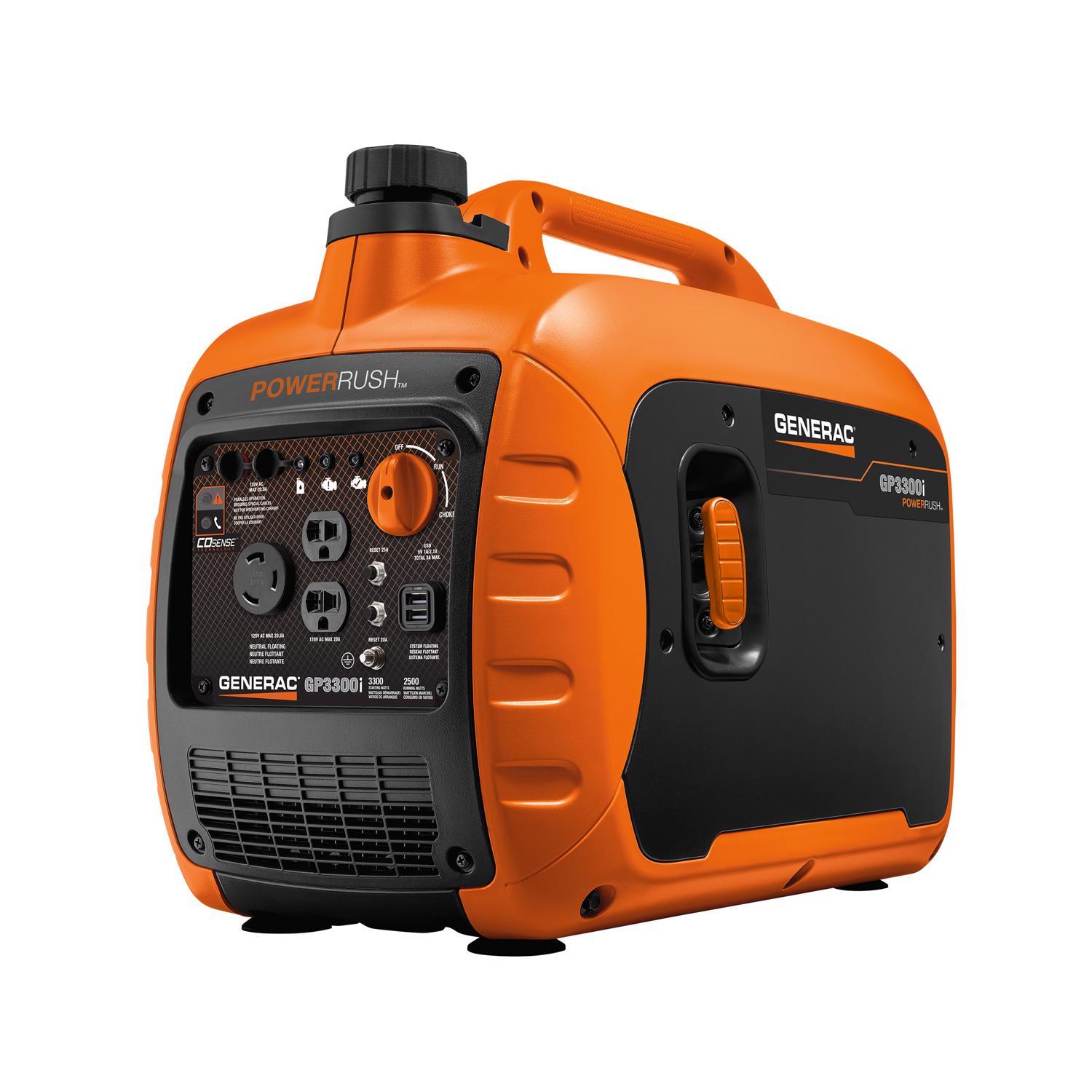 Generac PowerRush 2500 W Gas Portable Generator Mfr# 7153 - Ace