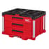 Milwaukee Packout 22 in. Modular 3-Drawer Tool Box Black/Red