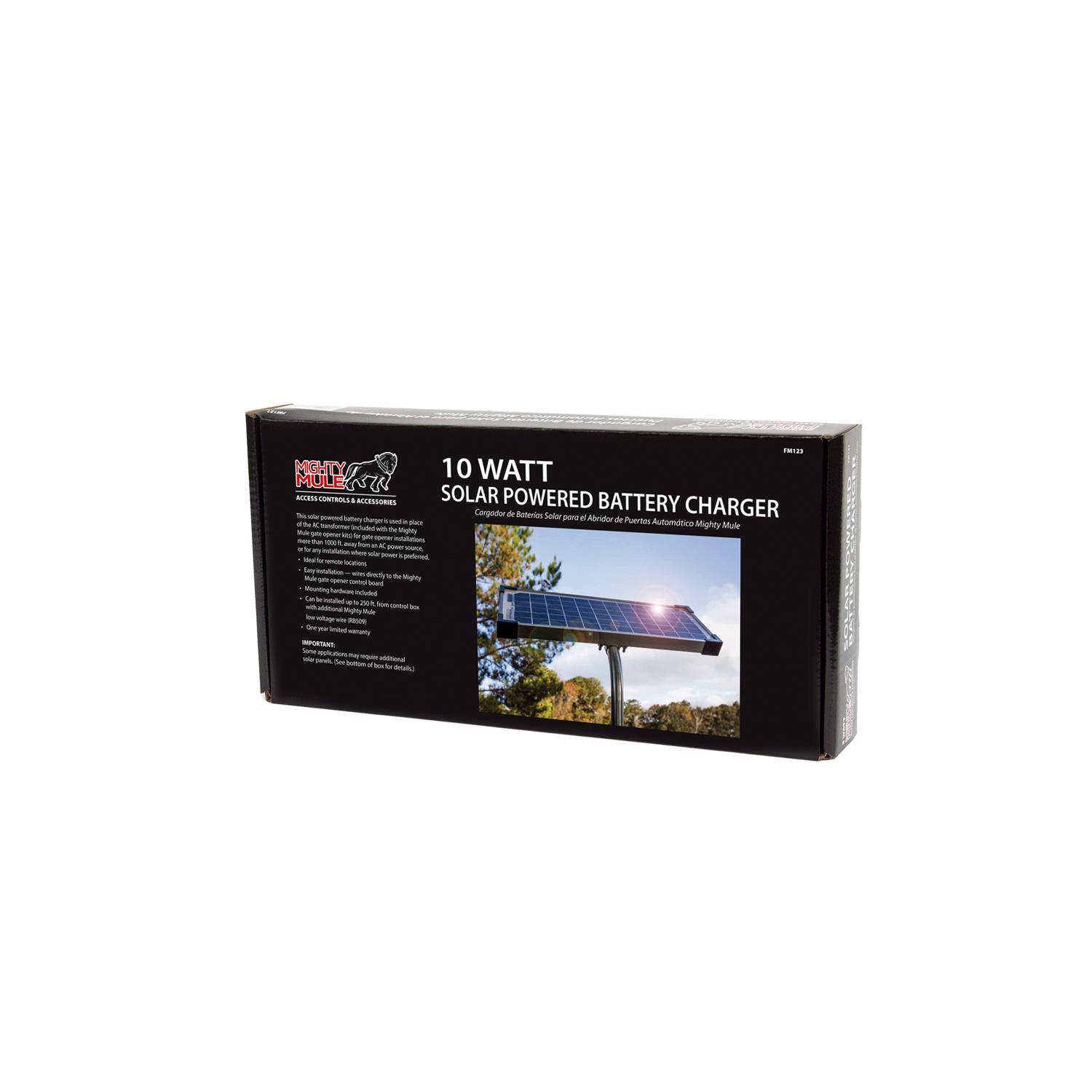 Mighty Mule Solar Accessories by Mighty Mule 10 V Solar Powered Solar Panel For Gate Opener