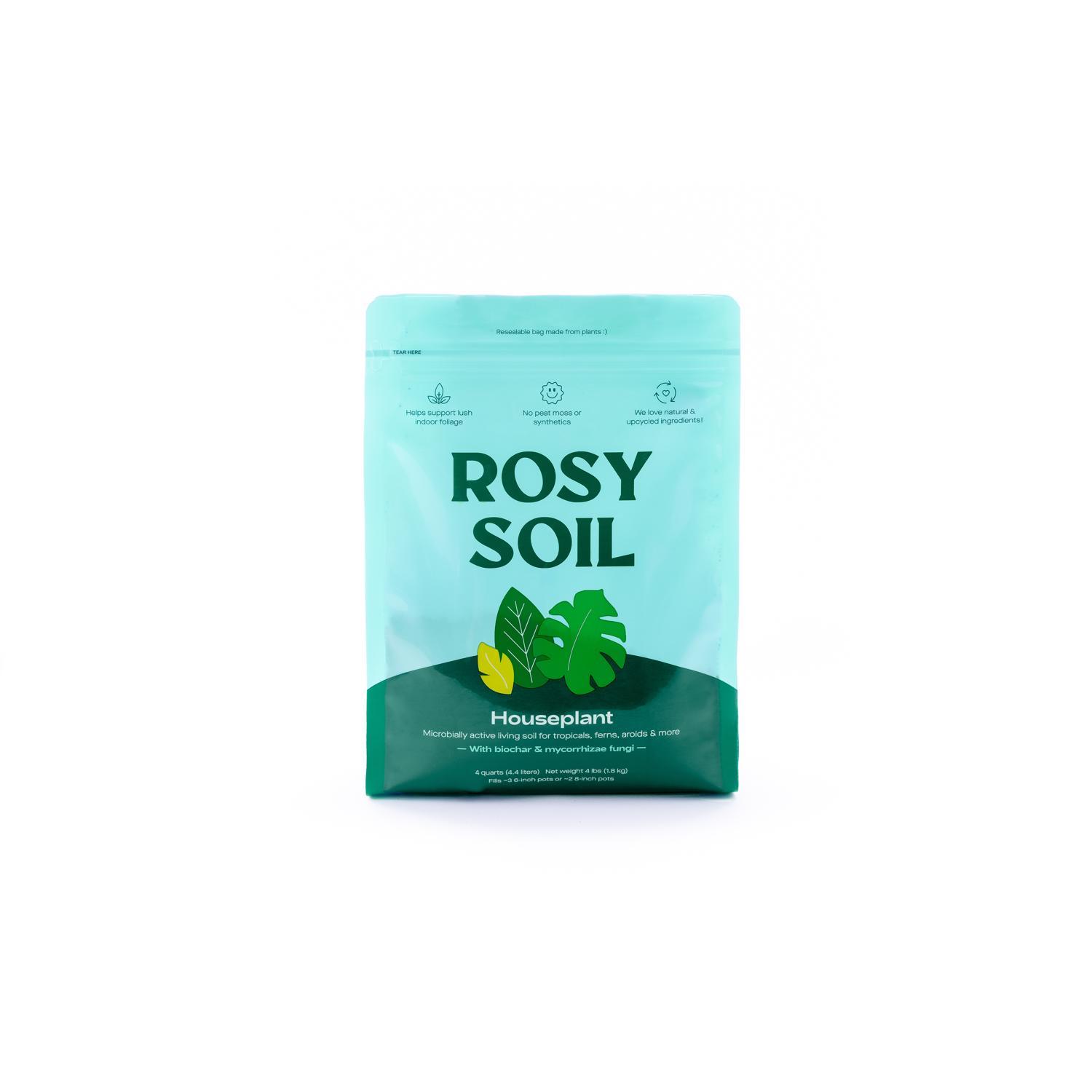 Rosy Soil Organic Indoor Plant Potting Soil
