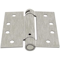 Ace 4 in. L Satin Nickel Self Closing Hinge 1 pk