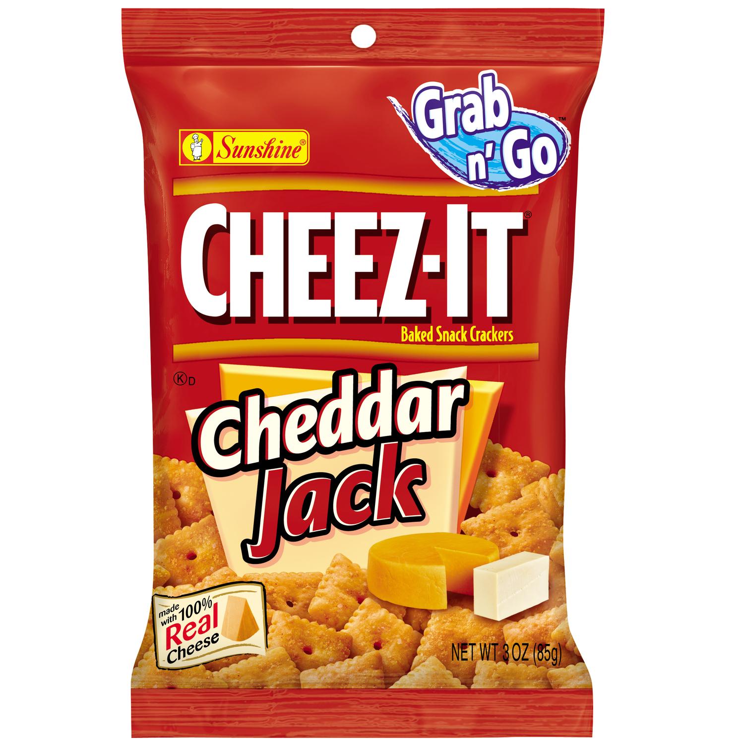 Cheez-It Grab n' Go Cheddar Jack Crackers oz Pegged Mfr# 430163