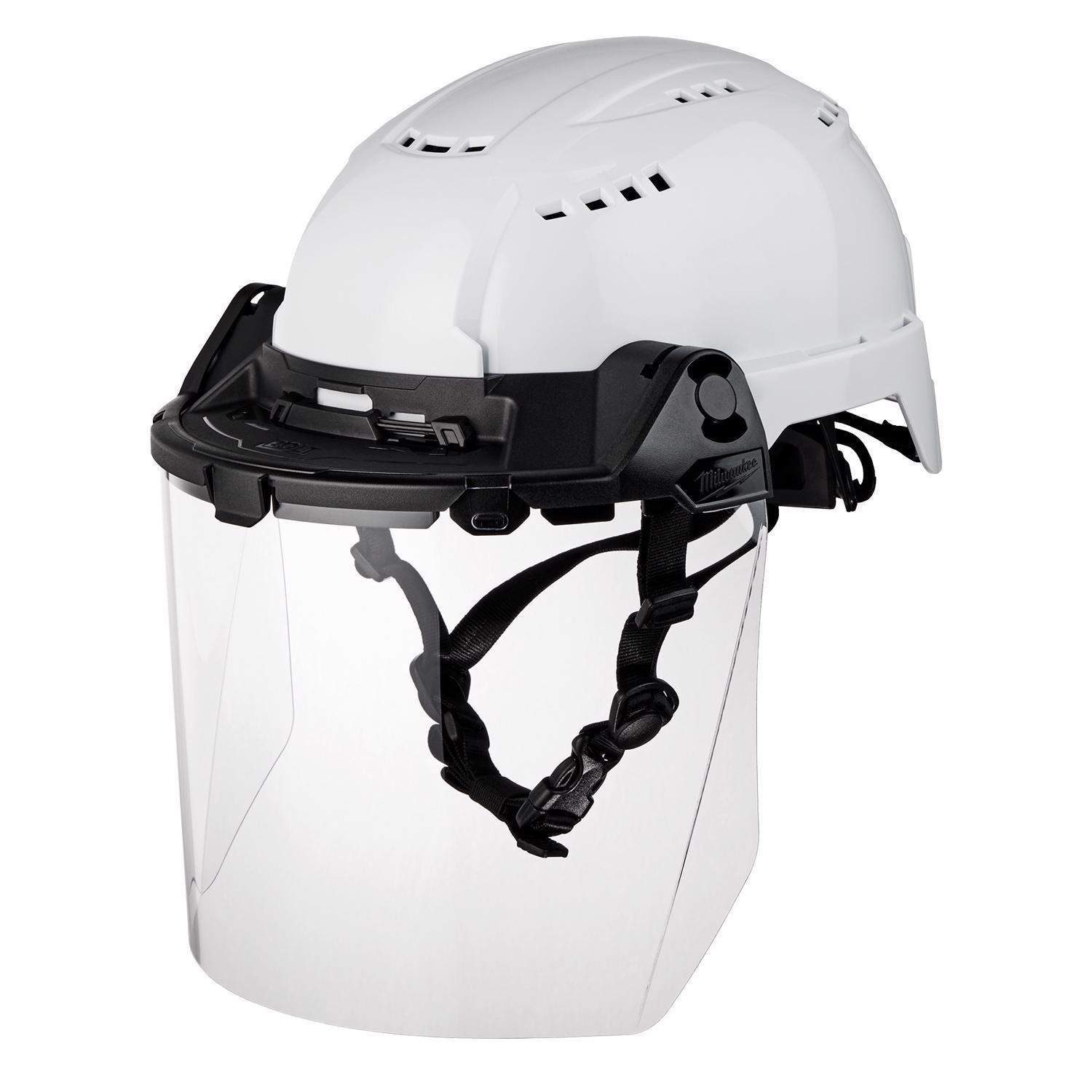 Milwaukee BOLT Safety Helmet and Task Full Face Shield
