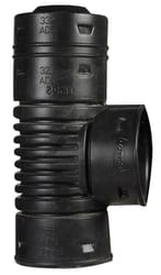 Advanced Drainage Systems 3 in. Snap X 3 in. D Snap Polyethylene 10 in. Blind Tee 1 pk