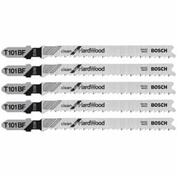 Bosch 4 in. Bi-Metal T-Shank Jig Saw Blade 10 TPI 5 pk
