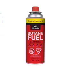 Olympia Red Butane Fuel 7.8 in. H X 2.7 in. W X 2.7 in. L 8 oz 1 pk