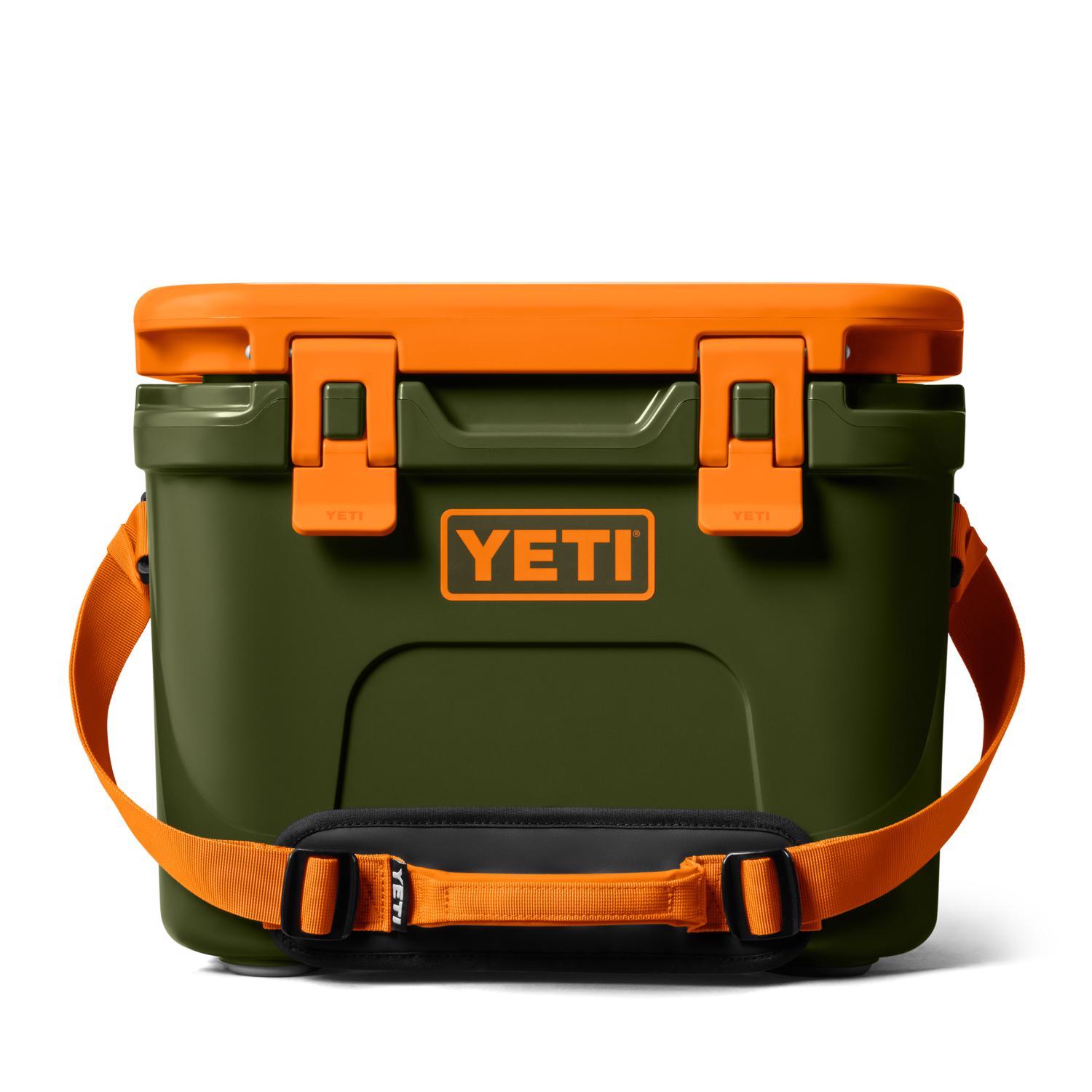 YETI Roadie 15 King Crab Orange/Olive 15 qt Hard Cooler Mfr