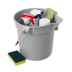 Brute 10 qt Utility Bucket Gray