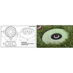 ConcreteDonuts.com 7.25 in. D X 9 in. L Spray Guard