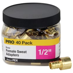 Apollo PEX 1/2 in. Expansion PEX in to X 1/2 in. D Female Sweat Brass Adapter