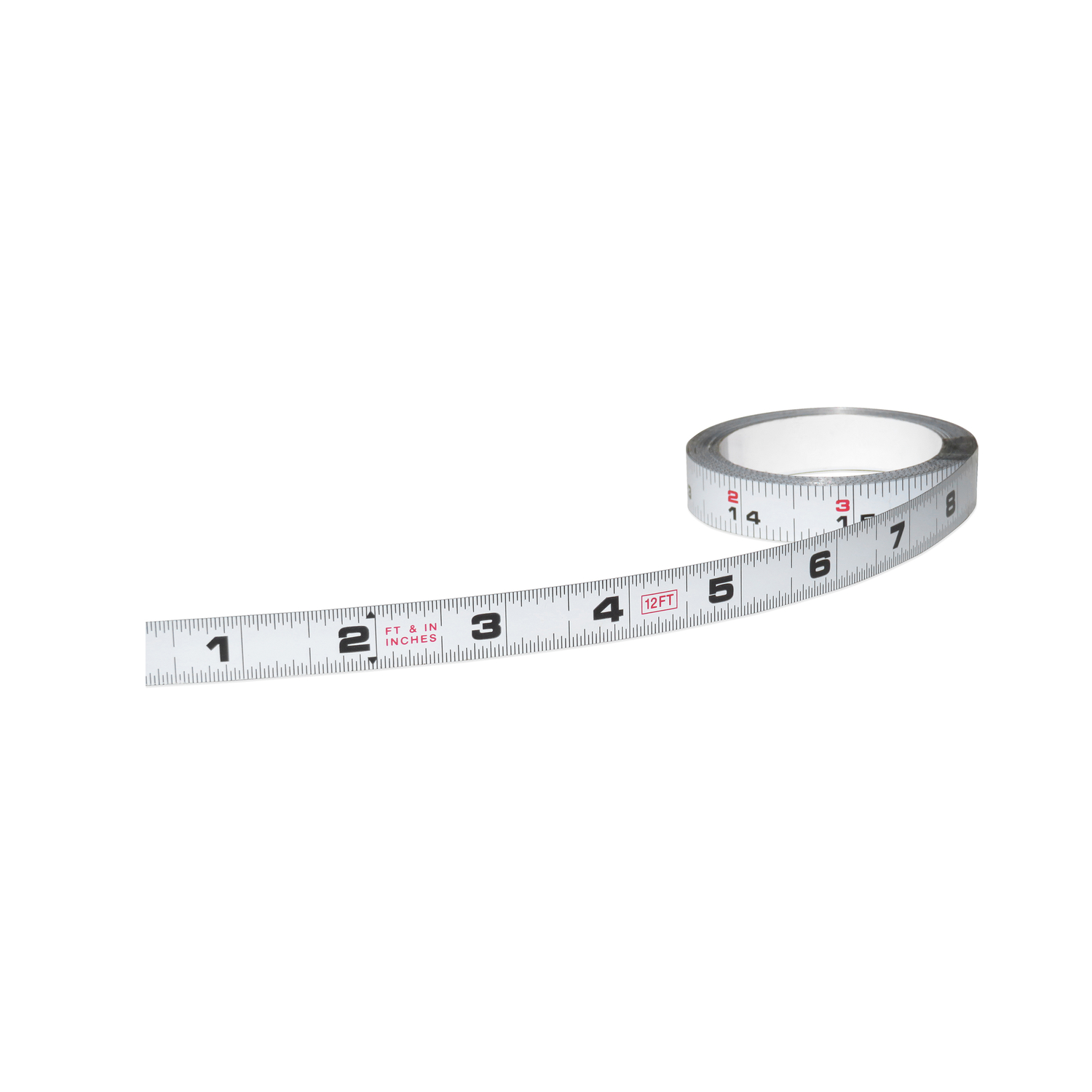 2825388 12 ft. x 0.5 in. Adhesive Steel Bench Tape, Gray