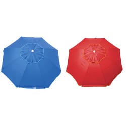 Rio 6.5 ft. Tiltable Assorted Beach Umbrella (RANDOM COLOR)